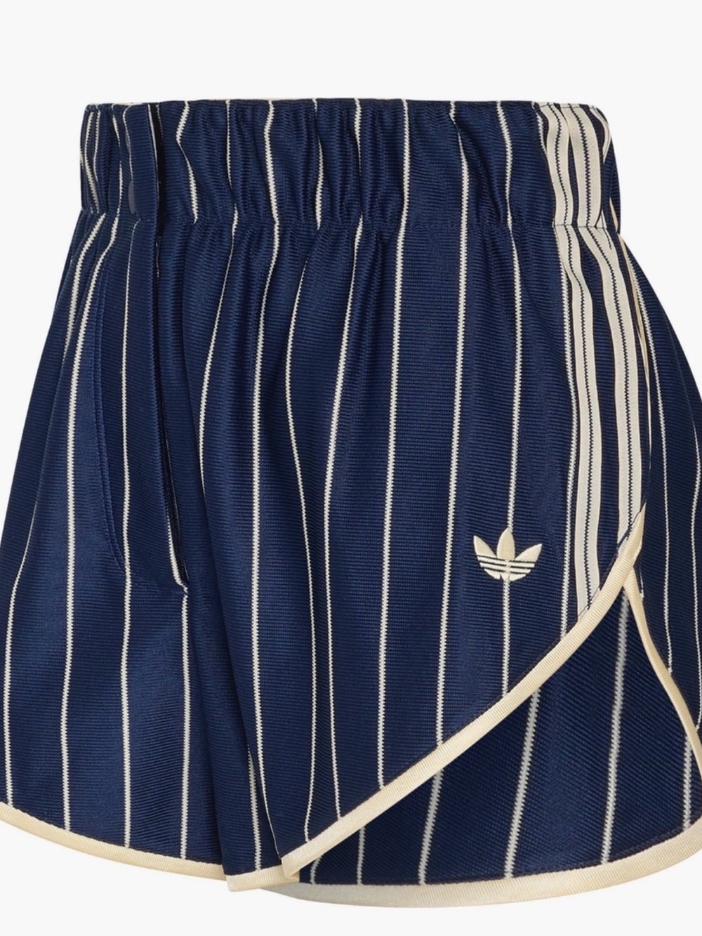 adidas Pinstripe Firebird Shorts - Picture 2 of 4